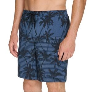 Kirkland Signature • NWT Blue Palm Tree Swim Shorts
